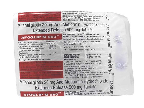 Afoglip M 500mg Tablet 15 S