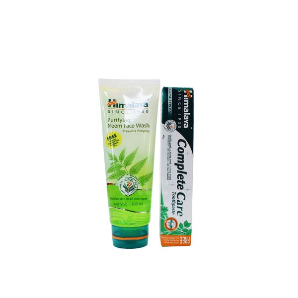 himalaya face wash free toothpaste