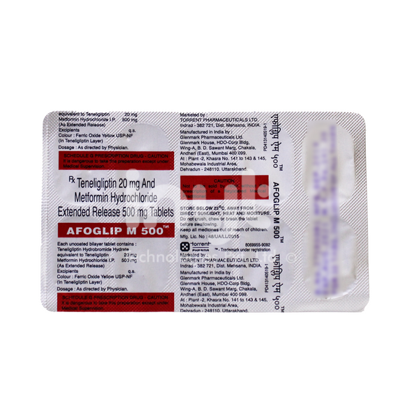 Afoglip M 500 mg Tablet 10 S