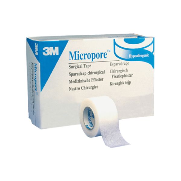 Buy 3M Micropore Tape 2 Inch X 5 Mtr Tape 1'S online at best discount in  India