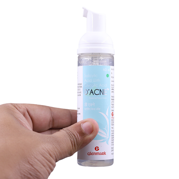 D acne online foaming face wash