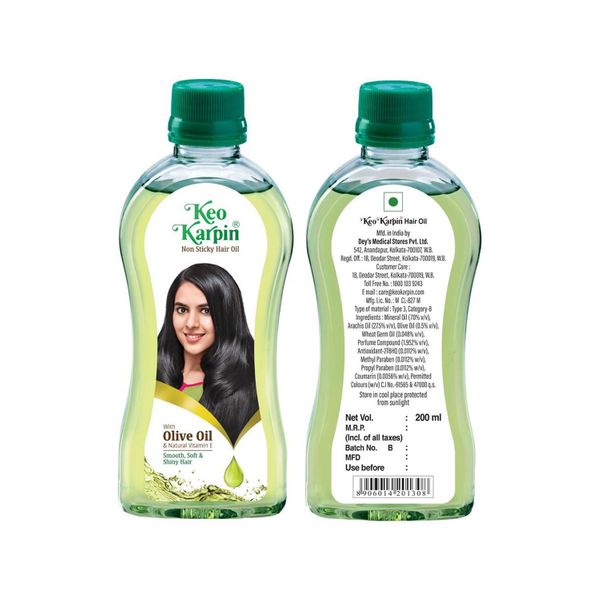 Buy Keo Karpin Hair Oil 200 ml online at best discount in India 