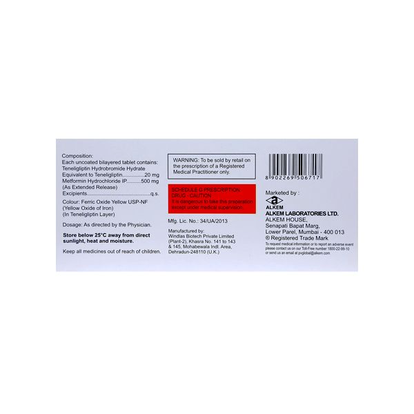 Tegliptin M 500mg Tablet 15 S