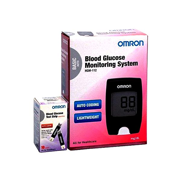 omron glucose strips