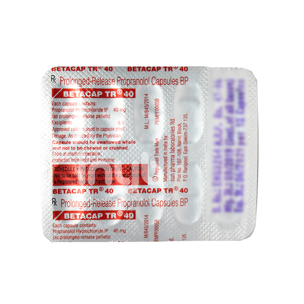 Betacap Tr 40mg Capsule 10 S